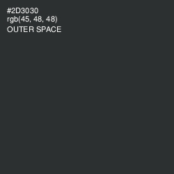 #2D3030 - Outer Space Color Image